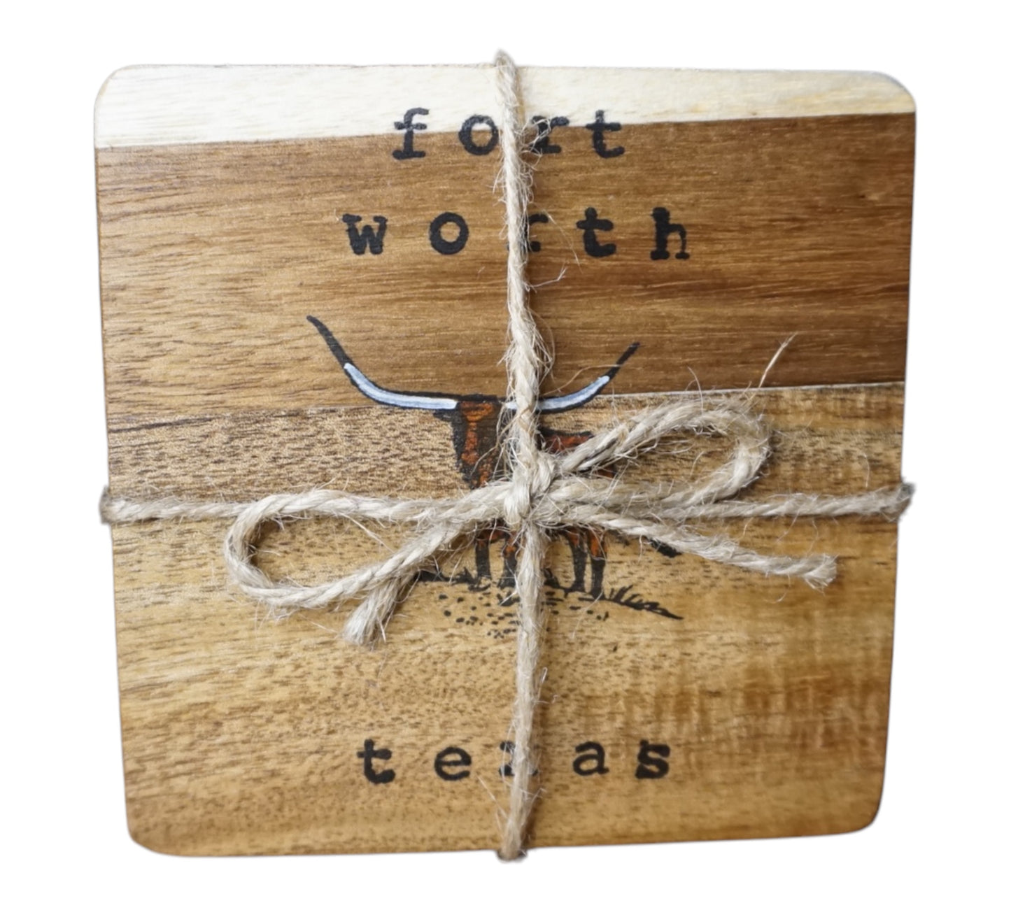 Hand Stamped & Painted Coasters